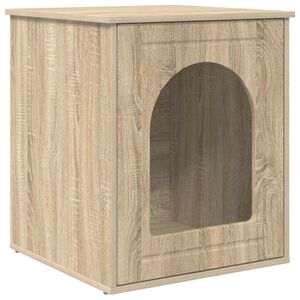 vidaXL Katės namelis Sonoma 53 x 52 x 62 cm Apdirbta mediena