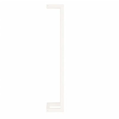 vidaXL Rankšluosčių kabykla, balta, 23x18x110cm, pušies masyvas