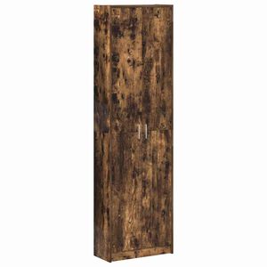 vidaXL Spinta Rūkyta ąžuolas 55 x 25 x 189 cm Apdirbta mediena