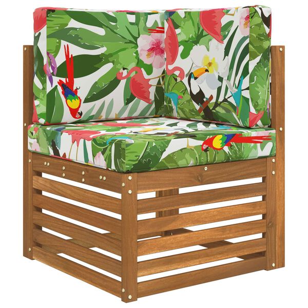 vidaXL Lauko sofa pagalvėlė 3 pcs spalvingas Poliesteris