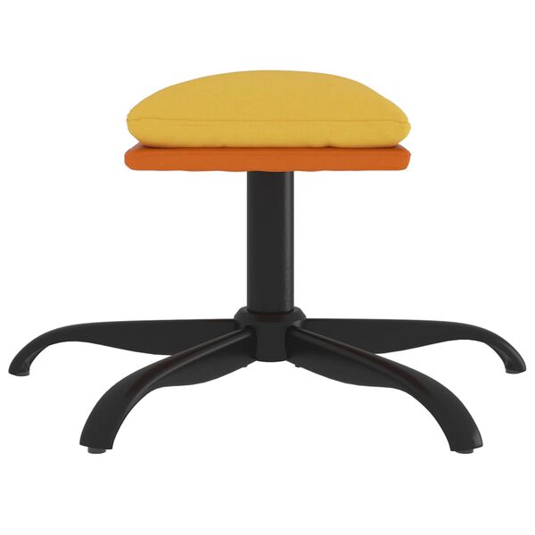 vidaXL Pakoja, garstyčių geltonos spalvos, 60x60x36cm, audinys