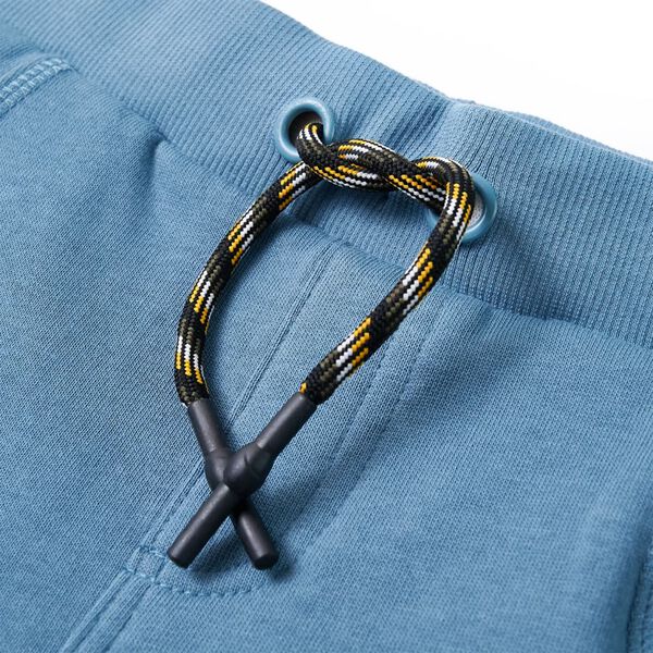 Vaikiškos sportinės kelnės, vidutinio intensyvumo mėlynos, 140 dydžio