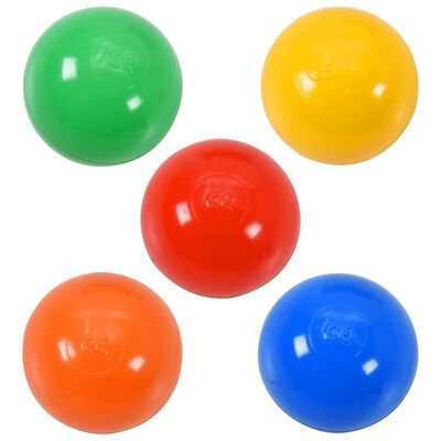 vidaXL Žaidimų palapinė su 250 kamuoliukų, mėlyna, 102x102x82cm