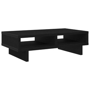 vidaXL Monitoriaus stovas, juodo ąžuolo spalvos, 50x27x15 cm, inžinerinė mediena