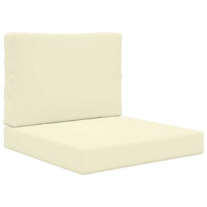 vidaXL Lauko sofa pagalvėlė Poliesteris Kreminė 60 x 60 cm