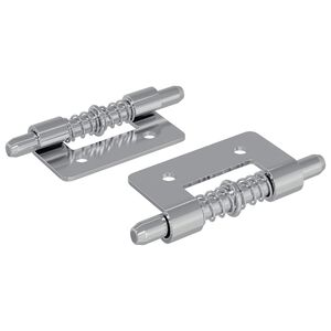 vidaXL Spyna 2 pcs Sidabro 46 x 17 x 1,2 mm Plienas