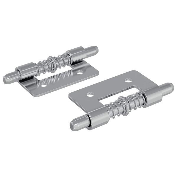 vidaXL Spyna 2 pcs Sidabro 46 x 17 x 1,2 mm Plienas