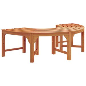 vidaXL Medžio suolelis 4 -Seater 160 x 80 x 45cm Natūrali