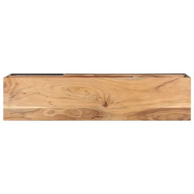 vidaXL Televizoriaus spintelė, 130x30x45 cm, akacijos medienos masyvas