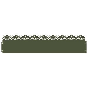 vidaXL Vejos borteliai 10 vnt. 103 x 0,05 x 22 cm Plienas