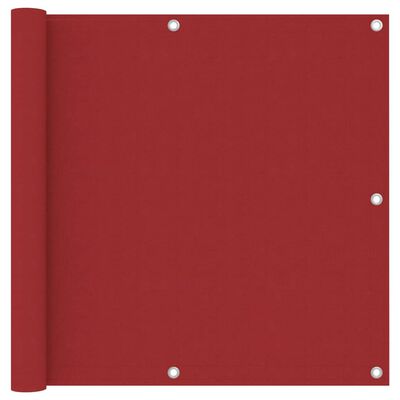 vidaXL Balkono pertvara, raudonos spalvos, 90x300cm, oksfordo audinys