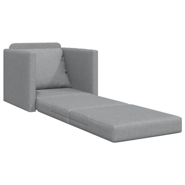 vidaXL Sofa lova 60cm &Scaron;viesiai pilka audinys