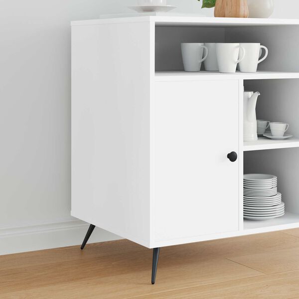 vidaXL Stovinčios kojos 2 pcs Juoda 56 x 56 x 100 mm Geležis