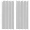 vidaXL Voile Užuolaida 2 pcs Šviesiai pilka 225 x 140 cm Poliesteris