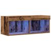 vidaXL TV spintelių komplektas 80 x 30 x 30 cm Sena mediena