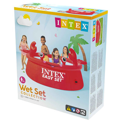 INTEX Pripučiamas baseinas Happy Crab Easy Set, 183x51cm