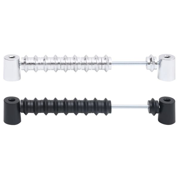 vidaXL Stalo futbolo rezultatų suvestinės, 2 vnt., juoda ir sidabrinė