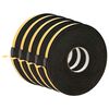 vidaXL Savigautinė putų juosta 5 vnt. Juoda 15mm x 10m CR putplastis