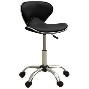 vidaXL Biuro kėdė, juodos spalvos, dirbtinė oda (323674)