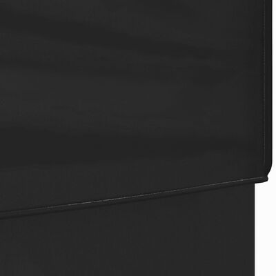 vidaXL Proginė palapinė su šoninėmis sienomis, juoda, 2x2m