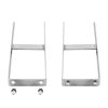 vidaXL Tvoros smaigai, 2vnt., plienas, WPC tvoroms, 40cm