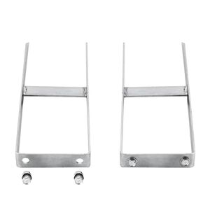 vidaXL Tvoros smaigai, 2vnt., plienas, WPC tvoroms, 40cm