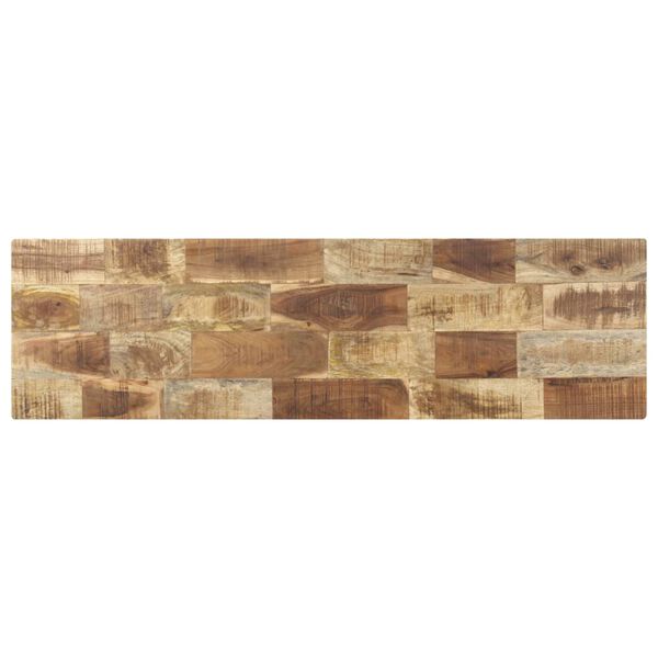 vidaXL Konsolinis staliukas, 120x35x75cm, neapdorota mango mediena