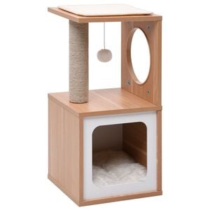 vidaXL Draskyklė katėms su kilimėliu i&scaron; sizalio, 60cm