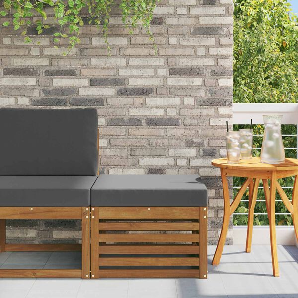 vidaXL Lauko pakojis Kietos akacijos mediena Natūrali