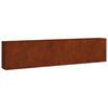 vidaXL Auk&scaron;tas sodo lovelis, 360x40x80cm, Corten plienas