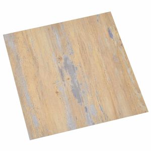 vidaXL Grindų lentos Ruda ir pilka 5,11 m&sup2; 55 vnt. PVC