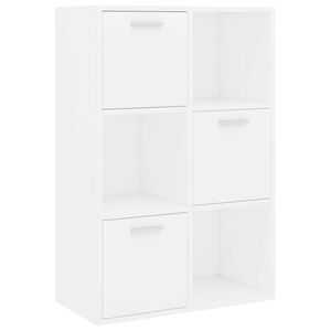 vidaXL Spintelė daiktams, balta, 60x29,5x90cm, apdirbta mediena
