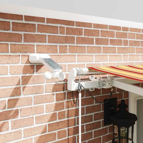 vidaXL I&scaron;traukiama markizė Geltona ir Oranžinė 500 &times; 300 cm