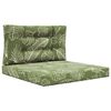 vidaXL Lauko sofa pagalvėlė Poliesteris Lapų dizainas 80 x 80 x 8 cm