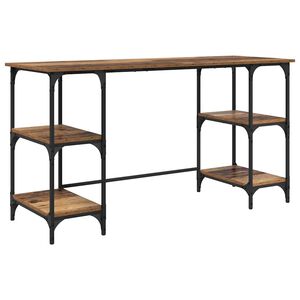 vidaXL Stalas Senovinis medis 140 x 50 x 75 cm Apdirbta mediena