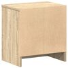 vidaXL Naktinė spintelė su stalčiumi, sonoma ąžuolo, 39x28x41cm
