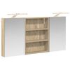 vidaXL Vonios spintos komplektas 3 vnt. 100 x 10,5 x 50 cm