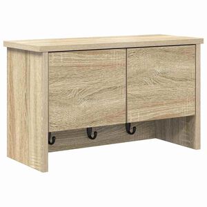 vidaXL Prikabinamas paltas Sieninis Sonoma ąžuolas 50 x 20 x 30 cm