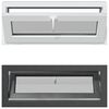 vidaXL Požeminio lango RISOR 100 x 40 cm PVC ir stiklas