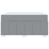 vidaXL Lovos rėmas su čiužiniu &Scaron;viesiai pilka 140 x 200 cm audinys