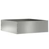 vidaXL Vejo kra&scaron;tas 40 x 40 x 13 cm Galvanizuotas plienas Sidabrinė