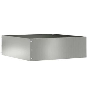 vidaXL Vejo kra&scaron;tas 40 x 40 x 13 cm Galvanizuotas plienas Sidabrinė