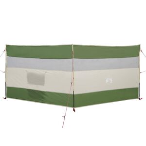 vidaXL Camping Windbreak Green 340x130 cm Atsparus vandeniui