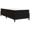 vidaXL Lovos rėmas su čiužiniu Juoda 80 x 200 cm audinys