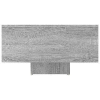 vidaXL Kavos staliukas, pilkas ąžuolo, 85x55x31cm, apdirbta mediena