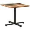 vidaXL Bistro staliukas, 80x80x75cm, perdirbtos medienos masyvas