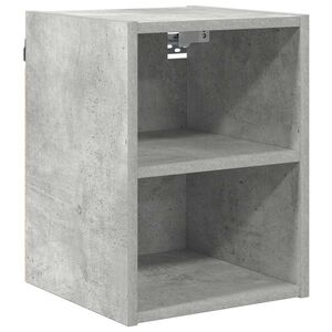 vidaXL Pakabinama spintelė su saugykla Betono pilka 30 x 29,5 x 40 cm