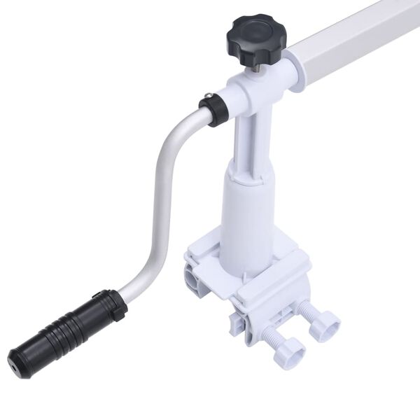 vidaXL Baseino uždangalo susukimo volas su plastikiniu pagrindu