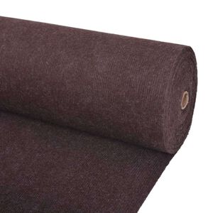 vidaXL Kilimas Ruda 1,2 x 20 m Poliesteris