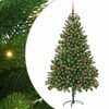 vidaXL Kalėdų eglutė su 300 LED s stovu Žalia 180 cm PE